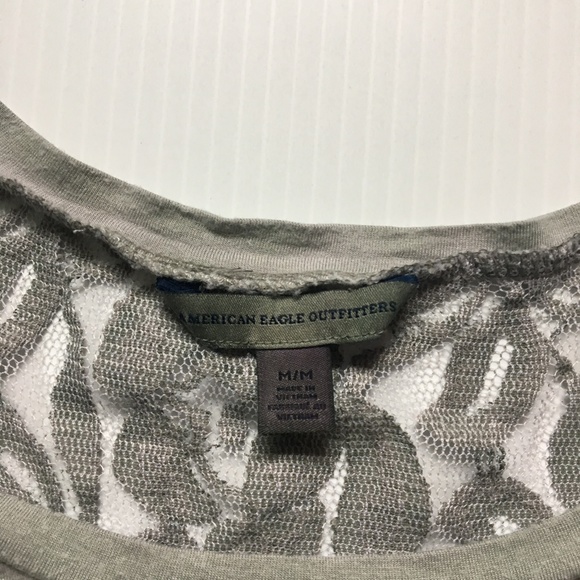 Olive Lace Back Shirt - Picture 4 of 5